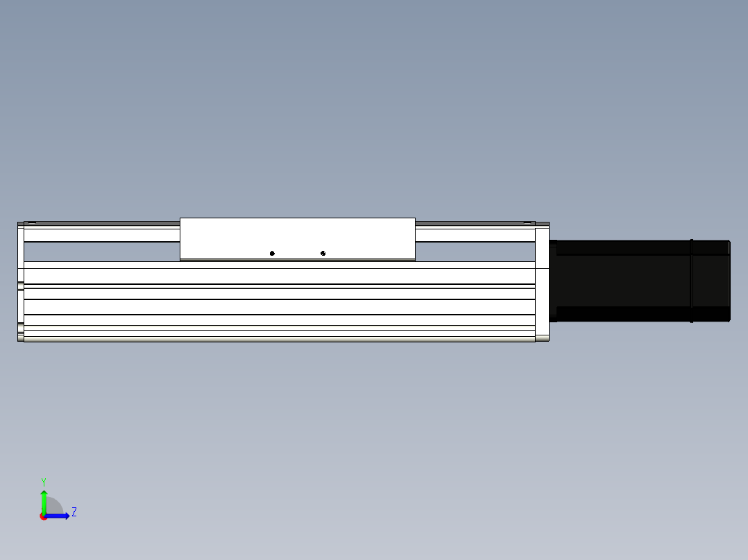Toyo东佑达直线模组-ETH22-100-BC-750W+煞車左视图