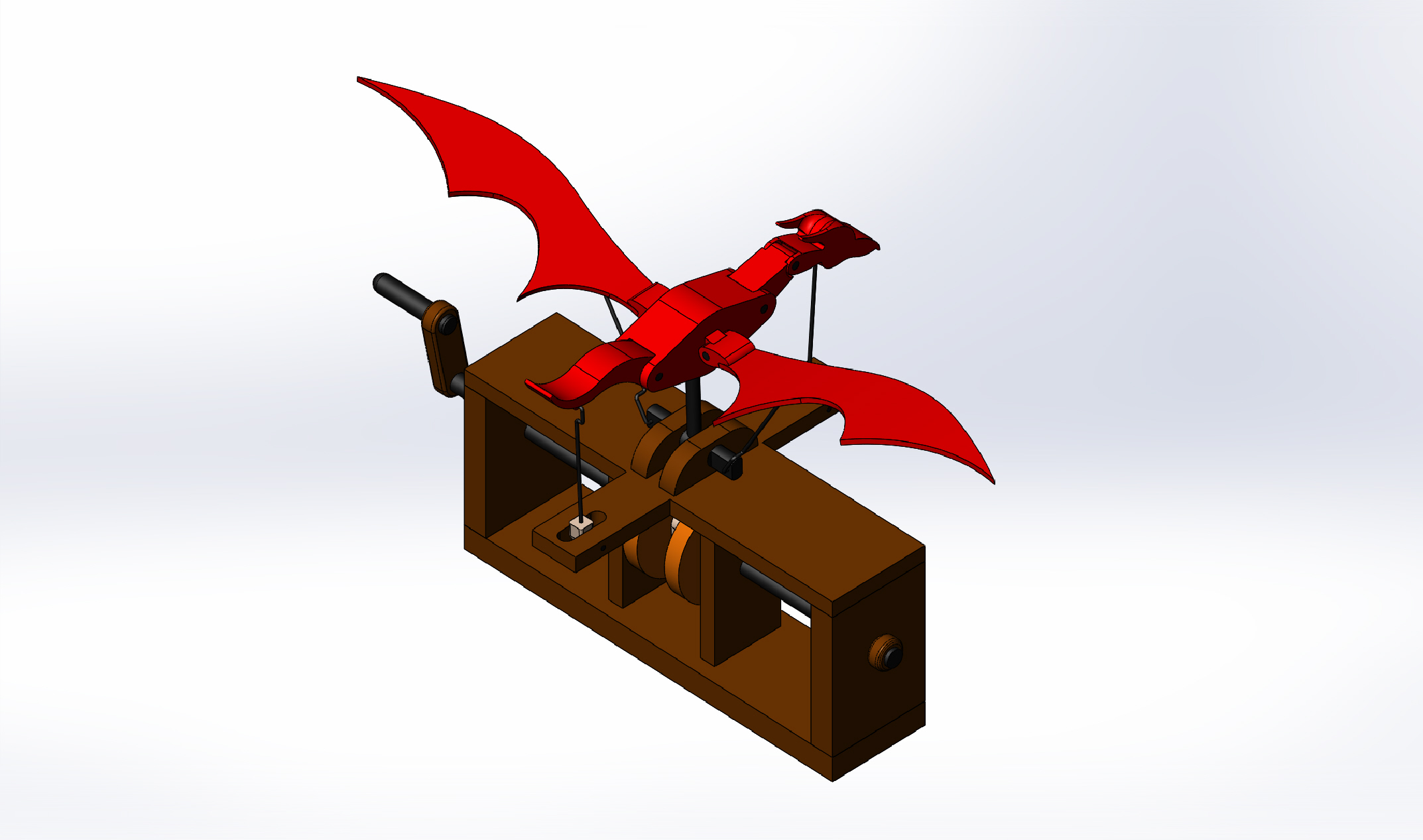 转动飞龙玩具模型3D图纸