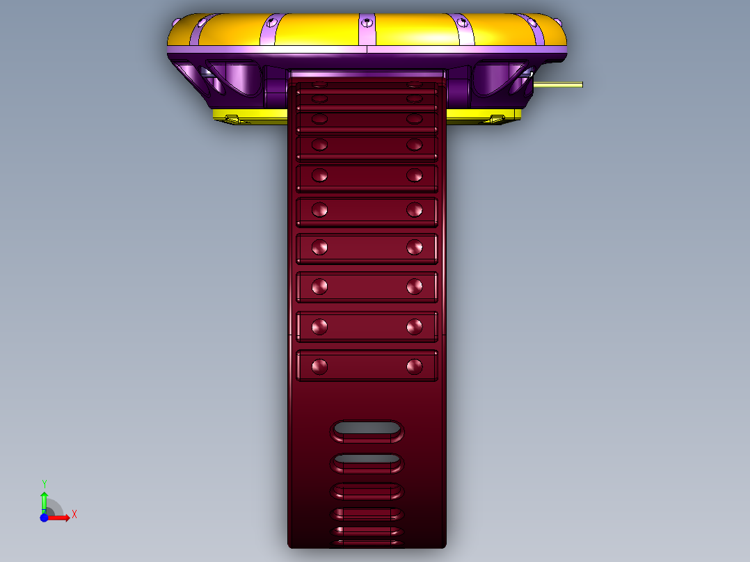 全自动机械多功能皮带男表前视图