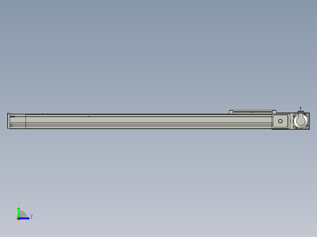 欧规系列-LB8-L75-S1100-BL-ZP75-C3左视图