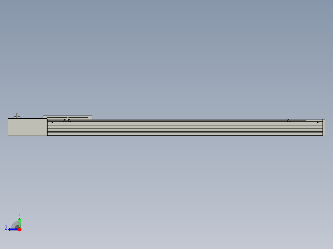 欧规系列-LB8-L75-S1100-BL-ZP75-C3右视图