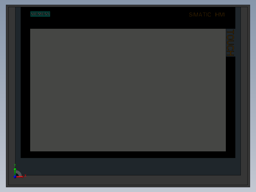西门子触控屏TP1500 3前视图