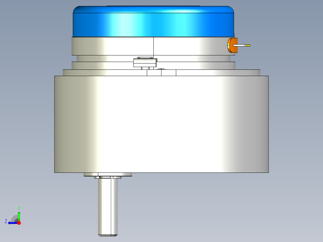 NOVOTECHNIK角度位移传感器GP 系列右视图