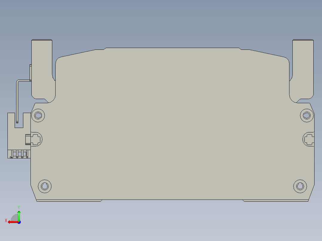 东锦丝杆传动-直线滑台模组DH170-C-L10-S50-BC-P750W-C3后视图