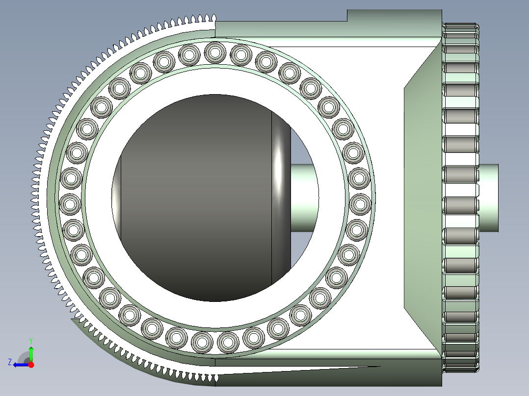 212仿人机器人骨架UG设计右视图