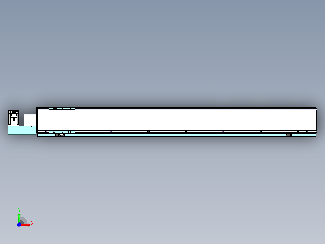 威洛博VBF同步带传动一般环境VBF14-L45-S1200-BL-ZP40-C3前视图