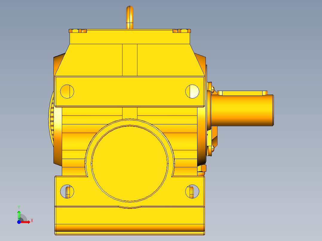可制动机械手前视图