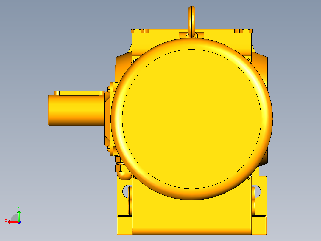 可制动机械手后视图